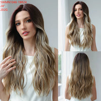 New Arrival High Quality Transparent Lace Synthetic Fiber Monofilament Mono Lace Wigs for Women Heat Resistant White Wig