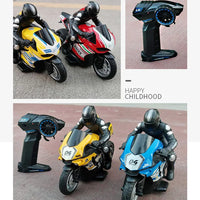 RC Motorcycles 1/6 Electric Motor RC Cars High Speed 4CH Remote Control Racing Motorcycle Drift Car Kids Xmas Festival Gift