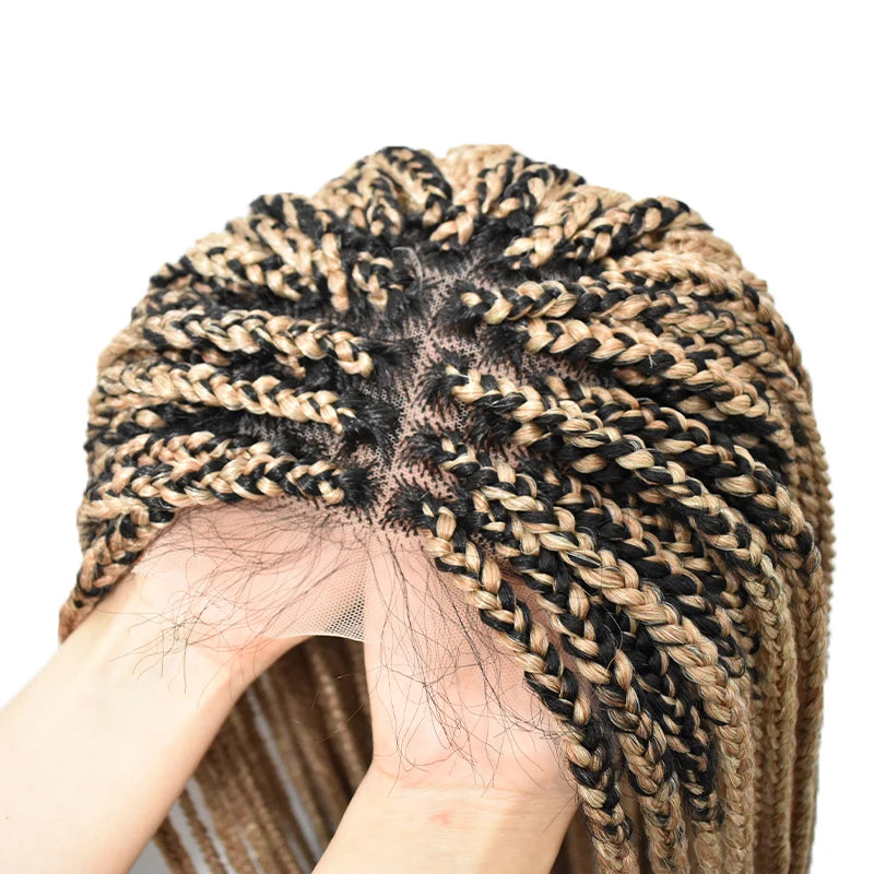 Wholesale 32-Inch Fashion Braid Wig Different Colors High Quality Synthetic and Lace Fast Selling with Large Stock