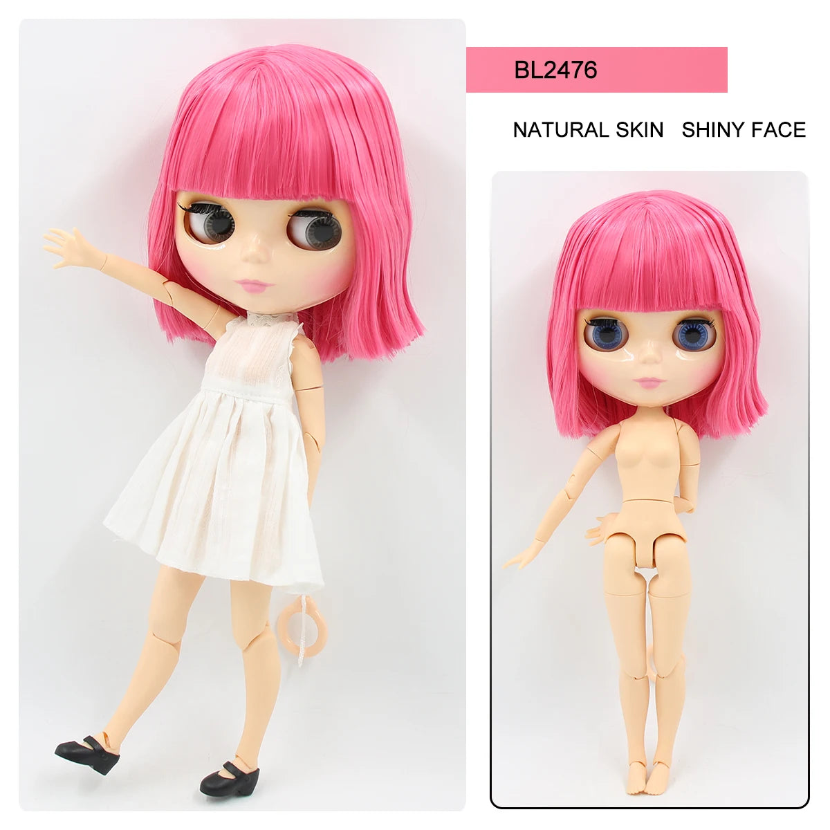 ICY DBS blyth doll 1/6 BJD toy custom doll joint body special offer on sale random eyes color nude doll 30cm anime girls gift