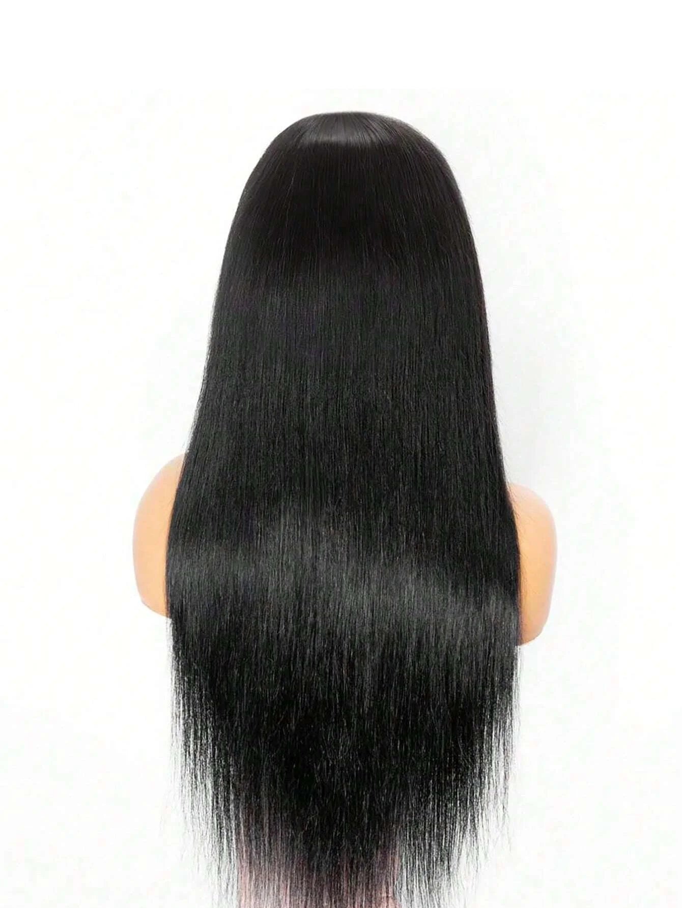 250% Density 360g 13x4 Straight Lace Front Wig with Baby Hair, Pre-Plucked HD Transparent Human Hair Wig for Women
