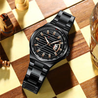 CURREN  Man Brand Luxury Watch Stainless Steel Band Quartz Wristwatch Auto Date Clock Male with box