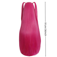 Wholesale New Movie  Demon Hunters Cosplay Heat Resistant Synthetic Hair Wig Rumi Mira Zoey Wig Straight