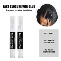 Wholesale 5ml Lace Glue Pen Waterproof Wholesale Custom Label Strong Hold Invisible Bonding Adhesive for Lace Frontal Wig