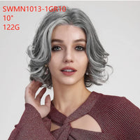 New Arrival High Quality Transparent Lace Synthetic Fiber Monofilament Mono Lace Wigs for Women Heat Resistant White Wig