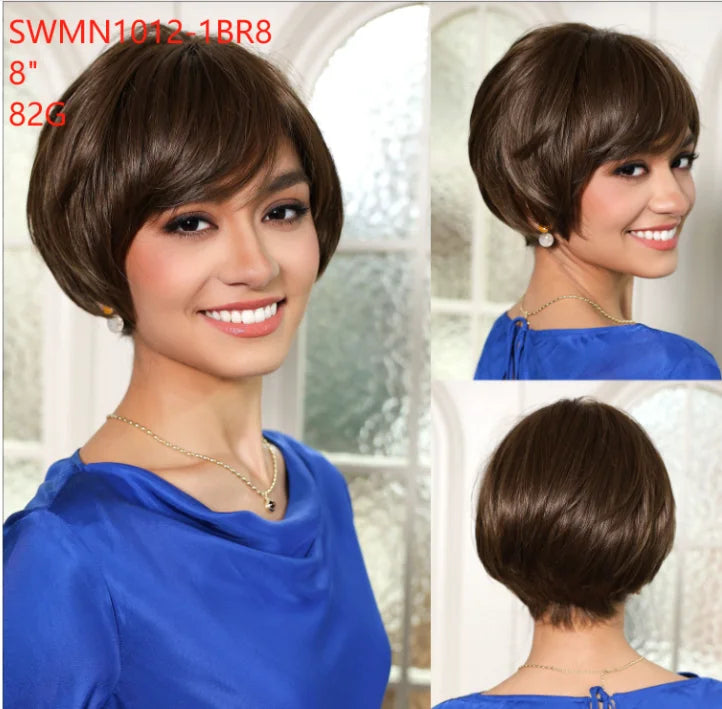 New Arrival High Quality Transparent Lace Synthetic Fiber Monofilament Mono Lace Wigs for Women Heat Resistant White Wig