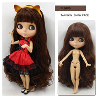 ICY DBS blyth doll 1/6 BJD toy custom doll joint body special offer on sale random eyes color nude doll 30cm anime girls gift