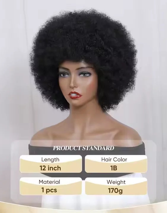 Hot Sale Wholesale Price Heat Resistant Synthetic Hair Wigs Curly Premium Wig Luxury Synthetic Afro Curly  Wigs