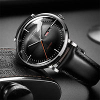 Carnival Brand 3D Curved Dial Luxury Sapphire Automatic Watch for Man Leather MIYIOTA Mechanical Watch Sports Wristwatch Male