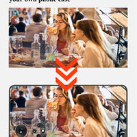 Custom Personalized Phone Cases For Apply iphone 11 Pro Max 6 6s Plus Clear Cover DIY Photo Picture Design Glass Silicone Fundas