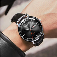 Carnival Brand 3D Curved Dial Luxury Sapphire Automatic Watch for Man Leather MIYIOTA Mechanical Watch Sports Wristwatch Male