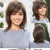 New Arrival High Quality Transparent Lace Synthetic Fiber Monofilament Mono Lace Wigs for Women Heat Resistant White Wig