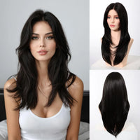 New Arrival High Quality Transparent Lace Synthetic Fiber Monofilament Mono Lace Wigs for Women Heat Resistant White Wig