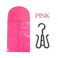 Wholesale Plastic Clear Wig Storage Hanger Bags Hair Packaging Bag Hair Extension Bag