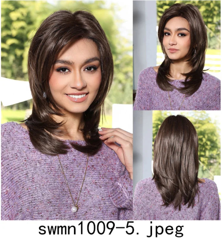 New Arrival High Quality Transparent Lace Synthetic Fiber Monofilament Mono Lace Wigs for Women Heat Resistant White Wig