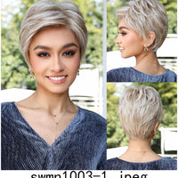 New Arrival High Quality Transparent Lace Synthetic Fiber Monofilament Mono Lace Wigs for Women Heat Resistant White Wig