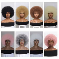 Hot Sale Wholesale Price Heat Resistant Synthetic Hair Wigs Curly Premium Wig Luxury Synthetic Afro Curly  Wigs