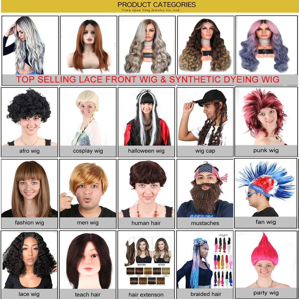 High Temperature Fiber Latisha Synthetic Wig Heat Resistant Natural Look Pre-Plucked Hairline Glueless Lace Front Wig for Women