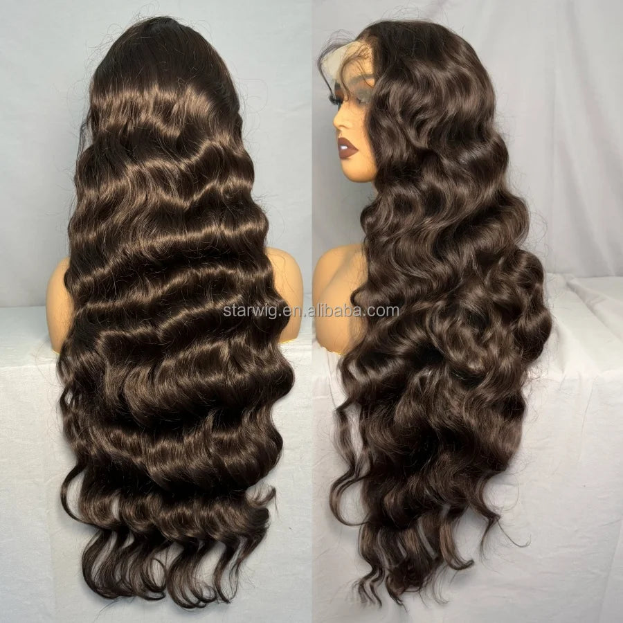 Hot Selling Pre Plucked Hairline 613# Kinky Straight Heat Resistant Glueless Synthetic Lacefront Wig for Black Womens Daily Use