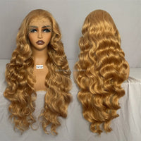 Hot Selling Pre Plucked Hairline 613# Kinky Straight Heat Resistant Glueless Synthetic Lacefront Wig for Black Womens Daily Use