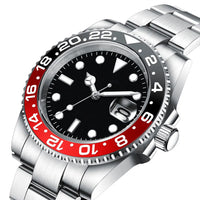 DIY Custom Logo 40MM Sapphire  8215Automatic NH35Mechanical MensRelogio Masculino WristWatch Sterile Dial Ceramic 10Bar Luminous