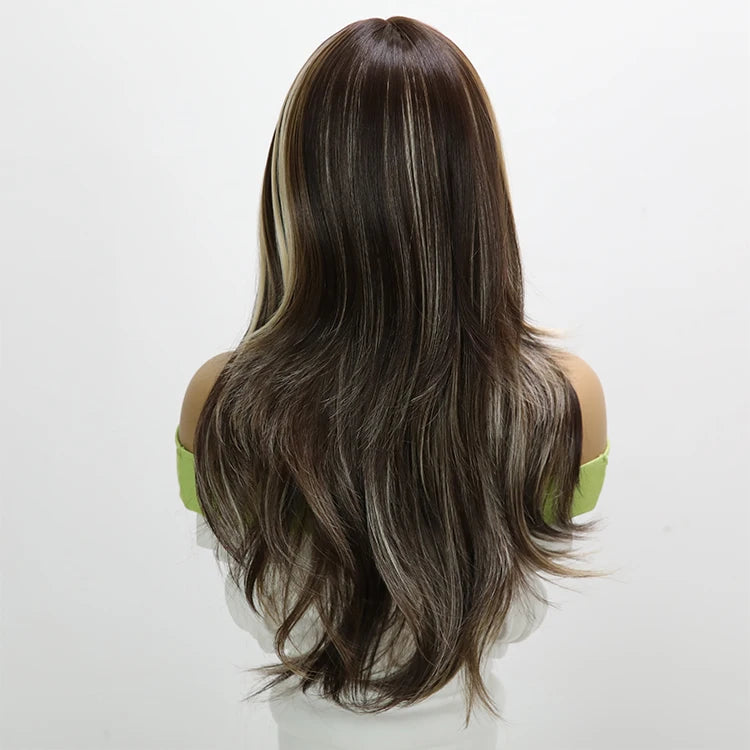 2025 Hot Selling T-shaped Lace Wig Natural Fiber Synthetic Woman Wigs Cheap Hair Wigs for Women SM9239