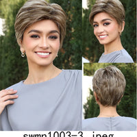 New Arrival High Quality Transparent Lace Synthetic Fiber Monofilament Mono Lace Wigs for Women Heat Resistant White Wig