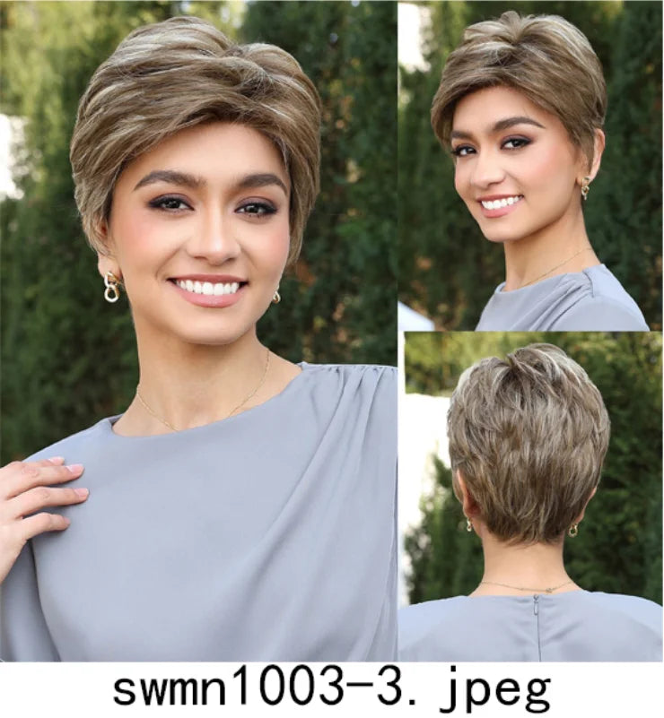 New Arrival High Quality Transparent Lace Synthetic Fiber Monofilament Mono Lace Wigs for Women Heat Resistant White Wig