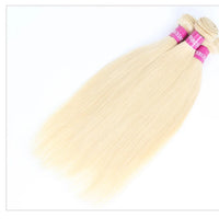Facebeauty 613 Honey Blonde Peruvian Straight Remy Hair Weave Bundles 1/3/4 Pcs Lot Human Hair Extensions 8 - 40 inch Can Be Dye