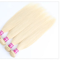 Facebeauty 613 Honey Blonde Peruvian Straight Remy Hair Weave Bundles 1/3/4 Pcs Lot Human Hair Extensions 8 - 40 inch Can Be Dye