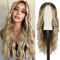 Long Wavy Wigs Wholesale Natural Wave Curly Lace Frontal High Temperature Silk Cos Wig for Halloween Holiday Parties