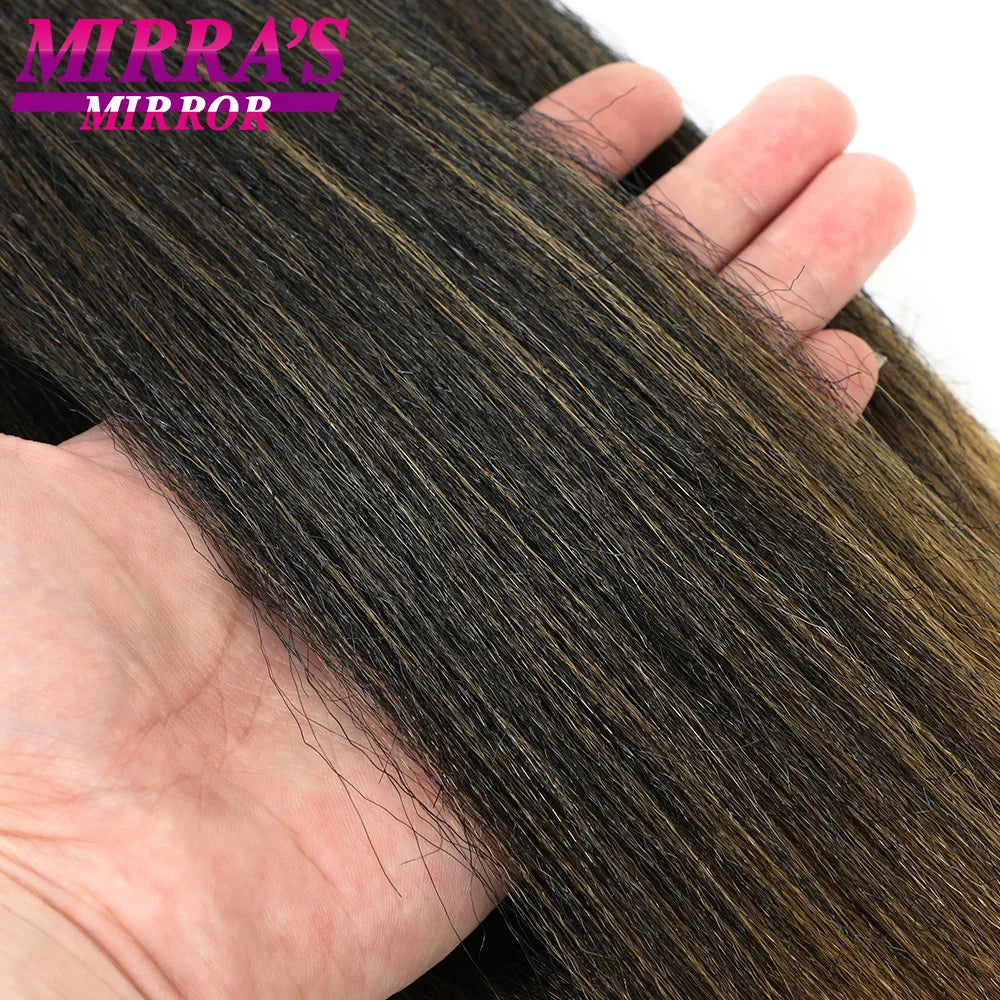 Easy Jumbo Braids Hair Extensions Pre Stretched Braiding Hair Afro Synthetic Hair Strand Braid Hot Water Set 12/16/26/30/36 Inch