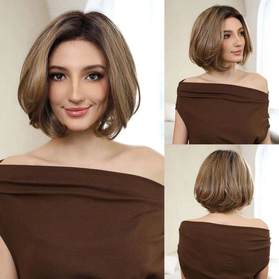 New Arrival High Quality Transparent Lace Synthetic Fiber Monofilament Mono Lace Wigs for Women Heat Resistant White Wig