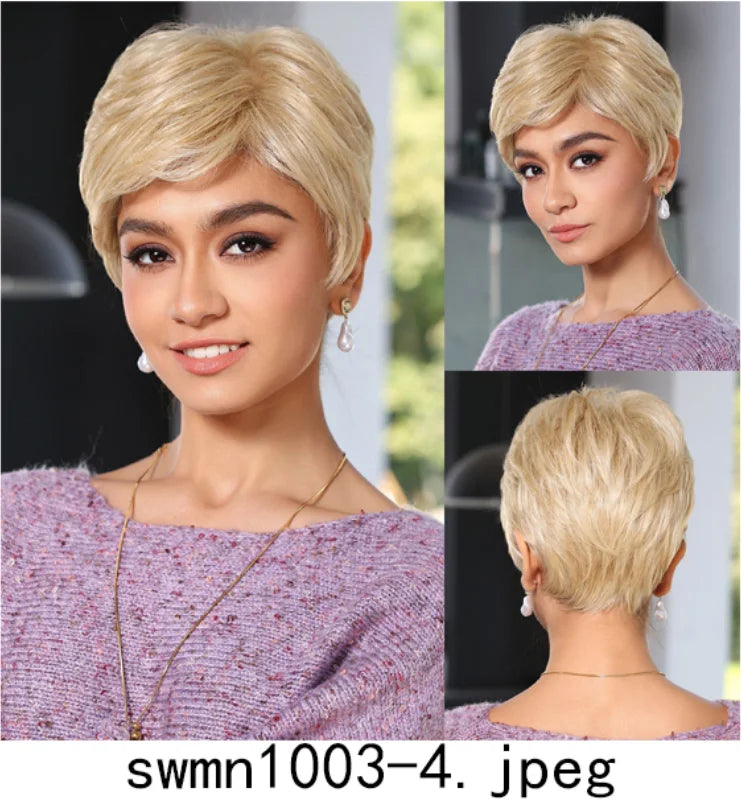 New Arrival High Quality Transparent Lace Synthetic Fiber Monofilament Mono Lace Wigs for Women Heat Resistant White Wig