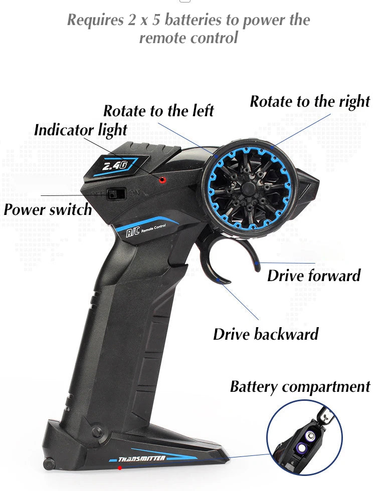 RC Motorcycles 1/6 Electric Motor RC Cars High Speed 4CH Remote Control Racing Motorcycle Drift Car Kids Xmas Festival Gift