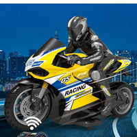 RC Motorcycles 1/6 Electric Motor RC Cars High Speed 4CH Remote Control Racing Motorcycle Drift Car Kids Xmas Festival Gift