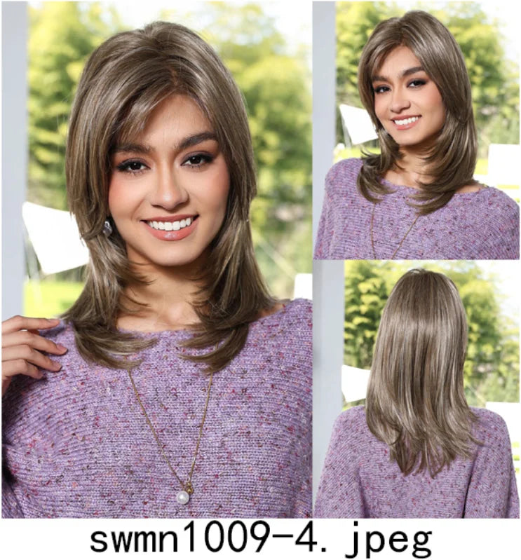 New Arrival High Quality Transparent Lace Synthetic Fiber Monofilament Mono Lace Wigs for Women Heat Resistant White Wig