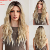 New Arrival High Quality Transparent Lace Synthetic Fiber Monofilament Mono Lace Wigs for Women Heat Resistant White Wig