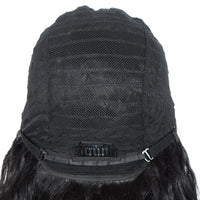 Synthetic Wigs Cosplay Loose Wave Hair Lace Front Wigs For Women Ombre Brown Water Wave 42 Inch Curly Hair Heat Resistant Wig