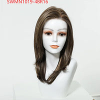 New Arrival High Quality Transparent Lace Synthetic Fiber Monofilament Mono Lace Wigs for Women Heat Resistant White Wig