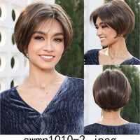 New Arrival High Quality Transparent Lace Synthetic Fiber Monofilament Mono Lace Wigs for Women Heat Resistant White Wig