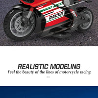 RC Motorcycles 1/6 Electric Motor RC Cars High Speed 4CH Remote Control Racing Motorcycle Drift Car Kids Xmas Festival Gift