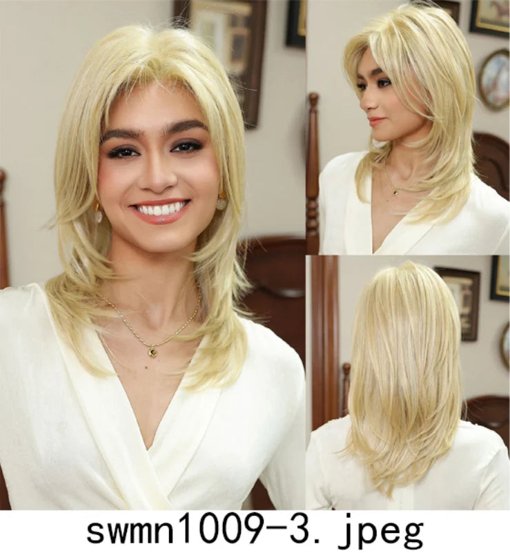 New Arrival High Quality Transparent Lace Synthetic Fiber Monofilament Mono Lace Wigs for Women Heat Resistant White Wig