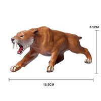 Saber-toothed Tiger Simulation Animal Model Children's Toy Gift Workmanship Than Real Home Decorations Interesting Toys