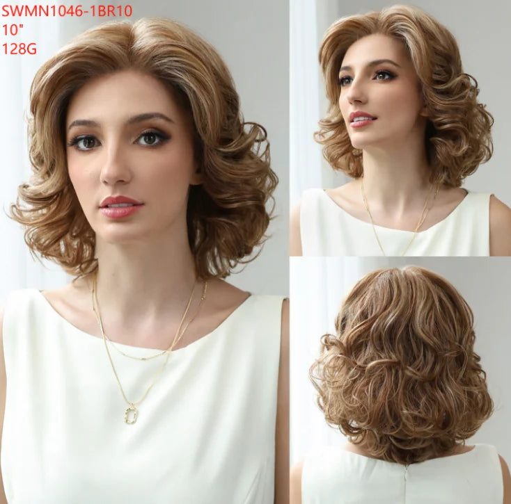 New Arrival High Quality Transparent Lace Synthetic Fiber Monofilament Mono Lace Wigs for Women Heat Resistant White Wig