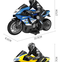 RC Motorcycles 1/6 Electric Motor RC Cars High Speed 4CH Remote Control Racing Motorcycle Drift Car Kids Xmas Festival Gift