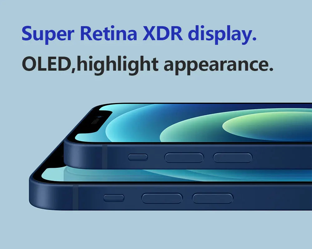 Original CN&US Version iPhone 12 5G 6.1" Super OLED RAM 4GB ROM 64/128/256GB A14 Bionic Face ID NFC Genuine iPhone12 2Sims&1sim