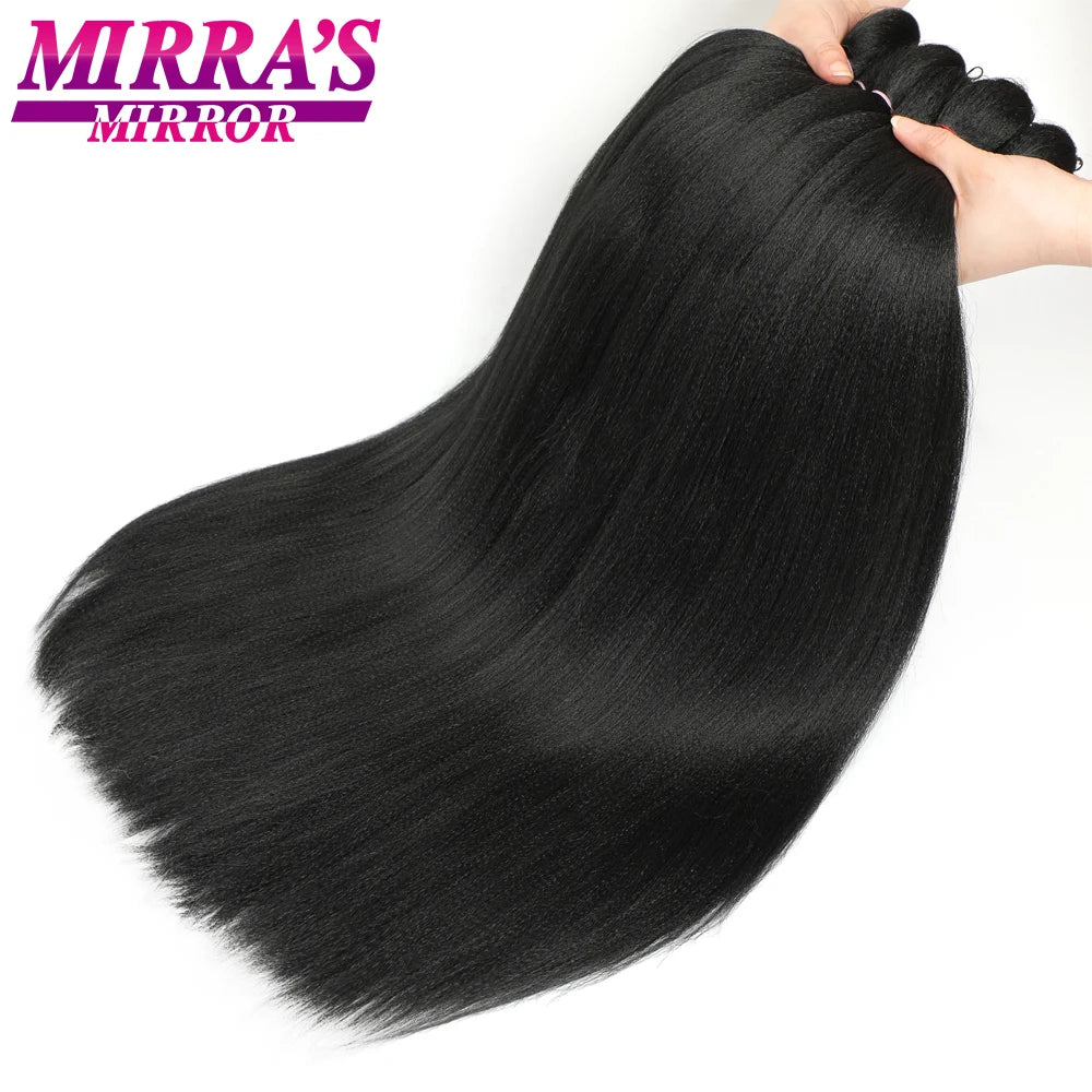 Easy Jumbo Braids Hair Extensions Pre Stretched Braiding Hair Afro Synthetic Hair Strand Braid Hot Water Set 12/16/26/30/36 Inch