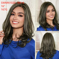 New Arrival High Quality Transparent Lace Synthetic Fiber Monofilament Mono Lace Wigs for Women Heat Resistant White Wig