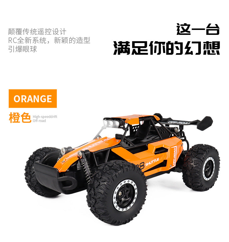 New RC Car 1:16 2WD with LED Light 2.4G 20KM/H High Speed Off-Road Climbing Remote Control Car Toy Gifts for Boys Girls Kids